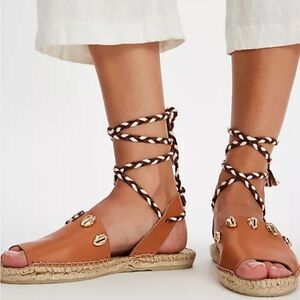 Free people Wander Wrap Espadrilles sz 9